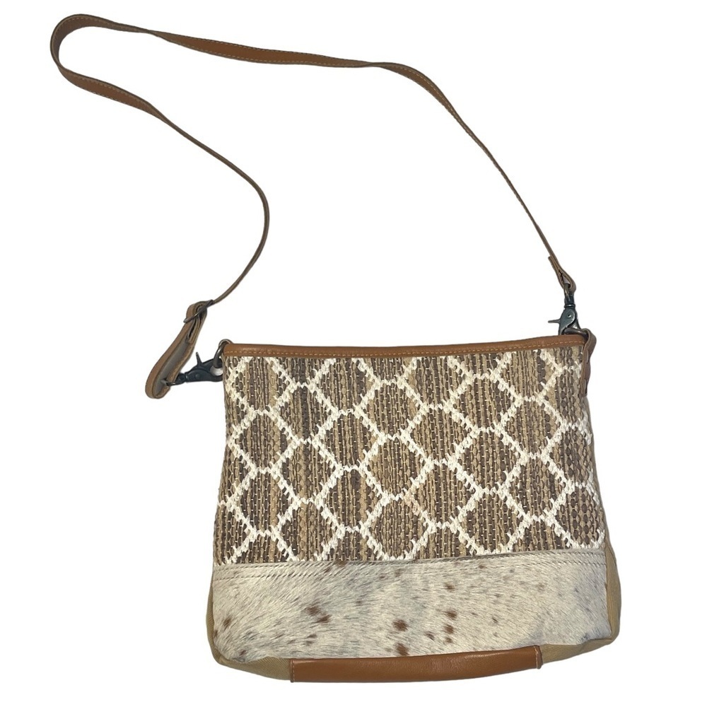 Myra B. Composition Rustic Crossbody Shoulder Bag… - image 1